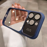 All-inclusive Large-view Window Phone Case With A Built-in Camera Shutter Button