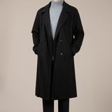 Autumn And Winter Trench Men's Mid-length Woolen Korean Coat