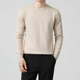 Thickened Knitted Crew-neck Sweater