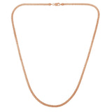 Ice Barrel Chain in 14k Rose Gold (3.10 mm)
