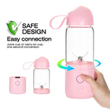 550ML USB Portable Mixer Rechargeable Juicer Fruit Blender Juicer Shaker Bottle