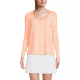 Lands End Womens Power Performance Long Sleeve Scoopneck Tee, XL