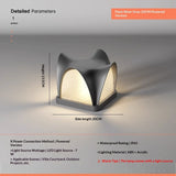 Modern Minimalist Outdoor Solar-powered Stainless Steel Waterproof Courtyard Lights