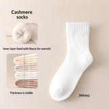 Fleece-lined Thick Sleep Maternity Socks Wool Socks