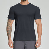 Mens Breathable Sports Outdoor Short-sleeve Shirt