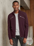 INC International Concepts Men's Ribbed Quilted-Sleeve Jacket