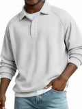 Mens Casual Stylish Long-sleeve Top