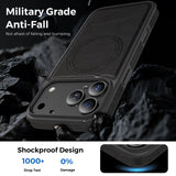 Leather Magnetic Card Holder Phone Case Compatible With The 17 Pro Max