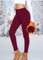 High Waist Warm Yoga Sports Leggings