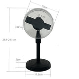 Wiilala LS-12 Ultra HD Mini 3D Holographic Fan, USB 5V3A Power Supply, APP Control, Built-in Speaker For Shop Promotion Holiday Event Decoration