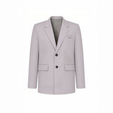 Mens Solid-Color Suit Business Formal Attire Set