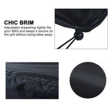 57" Black Barbecue Gas Grill Waterproof Cover