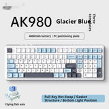Office Computer Bluetooth Keyboard Game Side Three-mode Wireless