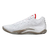 NIKE Jordan Zion 3 Mens Shoes (DR0675-106 White/University RED/Cement Grey) Size 8