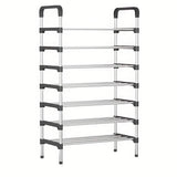 7-Tier Iron Shoe Rack – Space-Saving, Floor-Standing