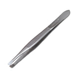 Nascita Chrome Flat Tip Tweezers for Precise Grooming
