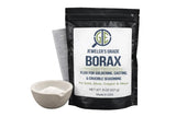 Jeweler’s Grade Borax Flux 8 oz + Ceramic Crucible Gold Silver Glaze Casting Kit