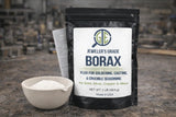 Jeweler’s Grade Borax Flux 16oz + Ceramic Crucible Gold Silver Glaze Casting Kit