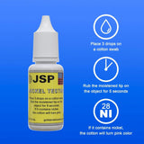 JSP Nickel Test Solution Tarnish Protectant Seal Jewelry Metal Testing Belts Rings