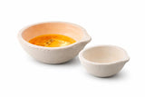 Ceramic Crucible Melting Dish Gold Silver Copper Casting Refining Alloying