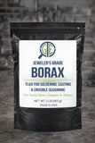 Jeweler’s Grade Borax Flux 8 oz + Ceramic Crucible Gold Silver Glaze Casting Kit