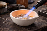 Ceramic Crucible Melting Dish Gold Silver Copper Casting Refining Alloying