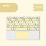 Bluetooth Keyboard With Touch For Mobile Phone Tablet Wireless Rechargeable