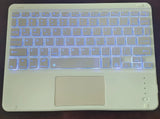 Bluetooth Keyboard With Touch For Mobile Phone Tablet Wireless Rechargeable