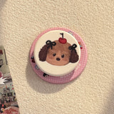 Oil Painting Cartoon Puppy Compatible With MagSafe Magnetic Holder