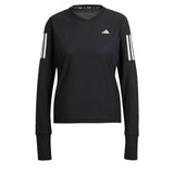 adidas Womens Own The Run Long Sleeve T-Shirt Black