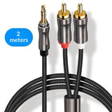 One-to-two 3.5mm To Dual RCA Audio Cable