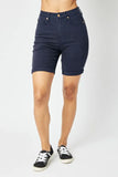 Judy Blue Full Size High Waist Tummy Control Bermuda Shorts