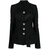 The Attico Black Jackets - Blazers Women
