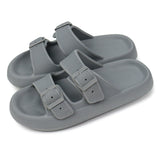 Platform Slippers Women's Summer Buckle Home Shoes Fashion Outdoor Wear Soft Bottom Sandals