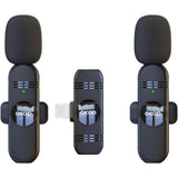 KP-M115 Best-Selling Wireless Lavalier Microphone New Model For Vlogs Livestreaming And Short-Video Recording Features Digital Display In Stock