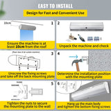 59" Heavy Duty Commercial Indoor Air Door Curtain, 965/1113CFM (98421603)