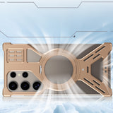 Rotating-stand Heat-dissipating Metal Drop-proof Phone Case