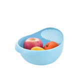Multi-functional Thickened Round Plastic Fruit And Vegetable Draining Basket