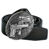 Smooth Buckle For Self-defense Trendy Punk-style Belt Buckle With A Distinctive Look