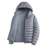 AutumnWinter Warm Hooded Loose-fit Windproof Sporty Casual Ribbed Top