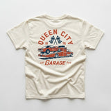 QUEEN CITY GARAGE TEE - VINTAGE CREAM