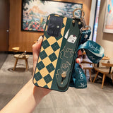 Cartoon Plaid Minimalist Anti-drop Phone Case