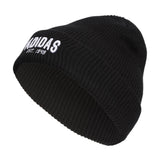 adidas Mens Foundation Beanie Standard fit Cuffed Acrylic Knit hat/Cap for Winter Black/White/Carbon Grey One Size