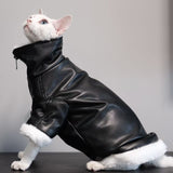 Thickened Coat Furless Cat Apparel Sphynx Cat Outfit Autumnwinter Style