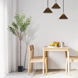 5.9ft Artificial Olive Tree with Lush Olive Branches and Fruits with Black Planter Pot