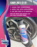 Happy Shine Matte Tire Dressing (16 fl oz)