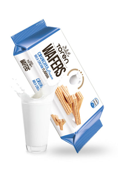 Toren wafers milk cream wafer 55g 24pk