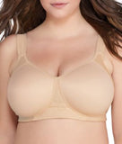 Vanity Fair Full-Figure Wireless Sports Bra 71500 - Damask Neutral