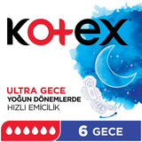 Kotex Ultra Absorbent Sanitary Pads - Comfortable, Winged, Long-Lasting Protection for Women