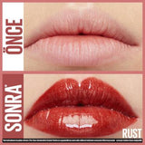 Maybelline Lifter Gloss: Hyaluronic Acid Moisturizing Lip Gloss - Rust 016 | Non-Sticky, Plumping Hydration for Fuller, Lifted Lips
